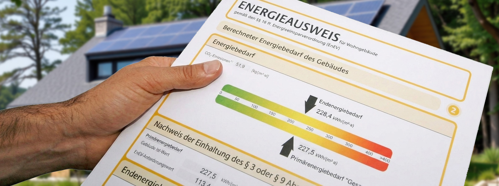 Sichere Übergabe eines Energieausweises